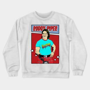 Roddy Piper Pop Art Comic Style Crewneck Sweatshirt